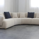 Rovena Curved 4 Seater Sectional Sofa on an FSC-certified pine and plywood frame with natural ash legs
