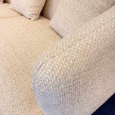 Rovena Curved 4 Seater Sectional Sofa, a crescent shape for open-plan, conversation-centred living