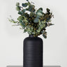 Ruben Modern Black Vase - Large at online8 furniture store Auckland