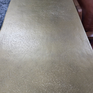 Rumba Console Table - Antique Brass 118cm at online8 furniture store Auckland