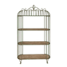 Rustic Metal Large Shelf Unit - 2030mm at online8 furniture store Auckland