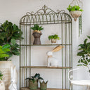 Rustic Metal Large Shelf Unit - 2030mm at online8 furniture store Auckland