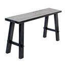 Rustico Reclaimed Teak Bench Medium - Black at online8 furniture store Auckland