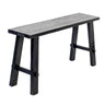 Rustico Reclaimed Teak Bench Medium - Black at online8 furniture store Auckland