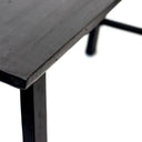 Rustico Reclaimed Teak Bench Medium - Black at online8 furniture store Auckland