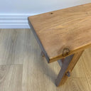 Rustico Reclaimed Teak Bench Medium - Natural at Online8 Furniture Auckland NZ