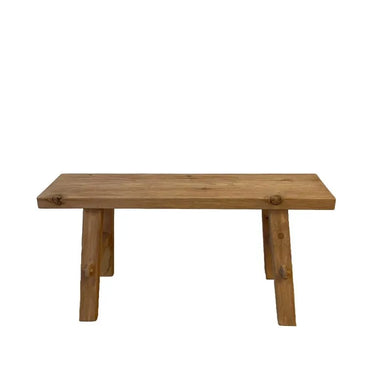 Rustico Reclaimed Teak Bench Medium - Natural at online8 furniture store Auckland