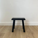 Rustico Reclaimed Teak Side Table - Black at Online8 Furniture Auckland NZ