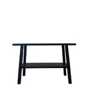 Rustico Reclaimed Wood Console Table - Black at online8 furniture store Auckland