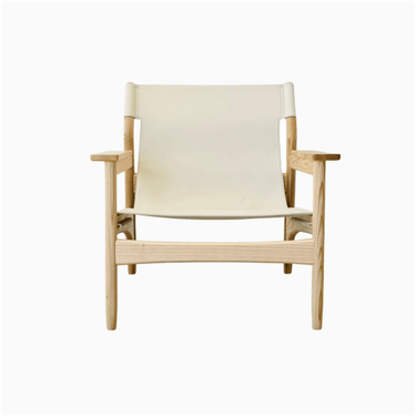 Safari Leather Armchair - Natural at online8 furniture store Auckland