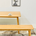 Sagyo Dining Bench Seat - Natural at online8 furniture store Auckland