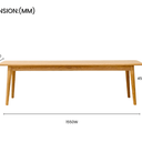 Sagyo Dining Bench Seat - Natural at online8 furniture store Auckland