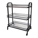 Samui Bar Cart - Black at online8 furniture store Auckland