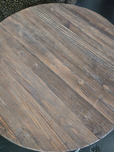 Santorini Elm & Rattan round Coffee Table at Online8 Furniture Auckland NZ