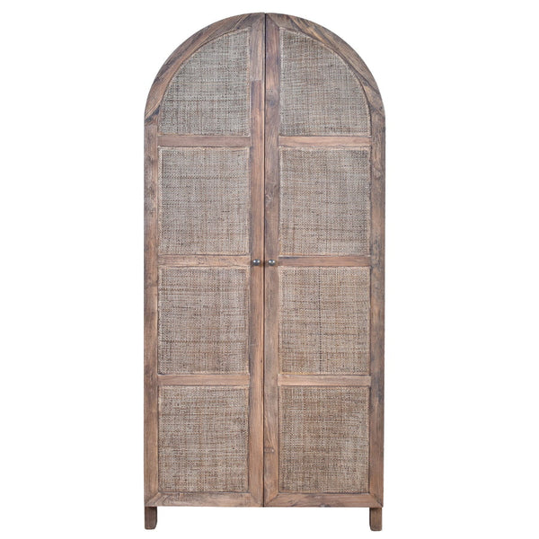 Santorini Old Elm Arched Cabinet — Online8 NZ