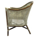 Sanur Armchair - Smoke Gray/ White Wask & Oatmeal at online8 furniture store Auckland