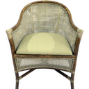 Sanur Armchair - Smoke Gray/ White Wask & Oatmeal at online8 furniture store Auckland