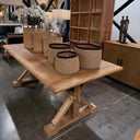 Sao Paulo Recycled Elm Dining Table 2000mm at online8 furniture store Auckland