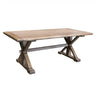 Sao Paulo Recycled Elm Dining Table 2000mm at online8 furniture store Auckland