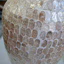 Sara Capiz Floor Vase - Large at online8 furniture store Auckland