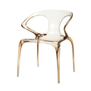Saturn Transparent Chair - Amber at online8 furniture store Auckland