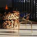 Saturn Transparent Chair - Amber at online8 furniture store Auckland