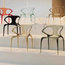 Saturn Transparent Chair - Amber at online8 furniture store Auckland