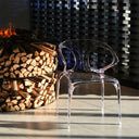 Saturn Transparent Chair - Clear at online8 furniture store Auckland