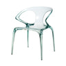 Saturn Transparent Chair - Emerald at online8 furniture store Auckland