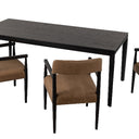 Savannah Dining Table - Walnut Finish at online8 furniture store Auckland