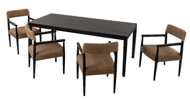 Savannah Dining Table - Walnut Finish at online8 furniture store Auckland