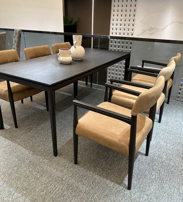 Savannah Leather Dining Chair at online8 furniture store Auckland