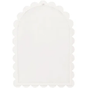 Scallop Arch Mirror - White at online8 furniture store Auckland