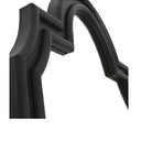 Scallop Floor Mirror - Black at online8 furniture store Auckland