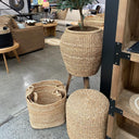 Seagrass Pouf 40x40cm at online8 furniture store Auckland