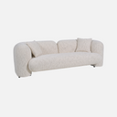 Seattle Curved Sofa, 246 x 105 x 73cm with a 40cm seat height
