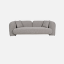 Seattle Curved Sofa with flowing rounded arms and a low-profile silhouette, 246 x 105 x 73cm
