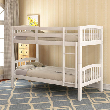 Secoli Wooden Bunk Bed - Single + Single at online8 furniture store Auckland