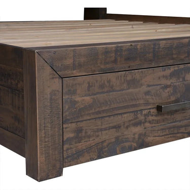 Sedona Bed Frame Queen with Storage at online8 furniture store Auckland