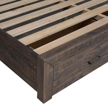 Sedona Bed Frame Queen with Storage at online8 furniture store Auckland