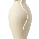 Serpentine Ceramic Vase Cream at online8 furniture store Auckland