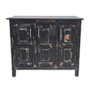 Settler 3 Door Cabinet - Weathered Black at online8 furniture store Auckland
