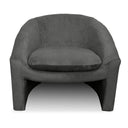 Shackelton Corduroy Occasional Chair - Black at online8 furniture store Auckland