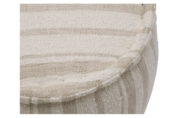 Shaw Handloom Pouf. - Natural at Online8 Furniture Auckland NZ