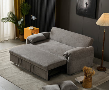 Shelby 2 Seater Roll Out Sofa bed - Silver at online8 furniture store Auckland