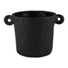 Side Handle Cement Planter Black at online8 furniture store Auckland