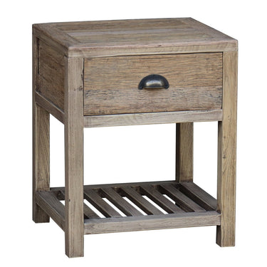 Side Table - Reclaimed Oak at online8 furniture store Auckland