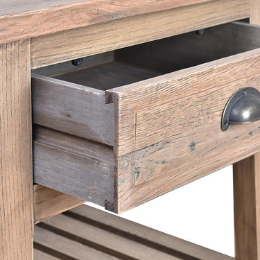 Side Table - Reclaimed Oak at Online8 Furniture Auckland NZ