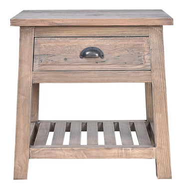 Side Table - Reclaimed Oak at Online8 Furniture Auckland NZ