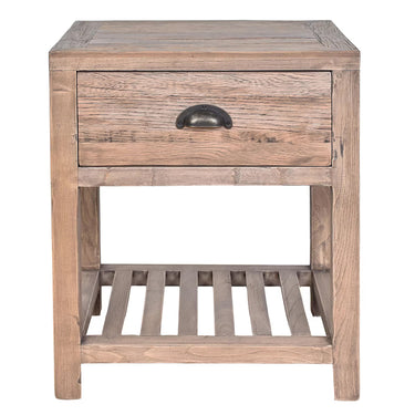 Side Table - Reclaimed Oak at Online8 Furniture Auckland NZ